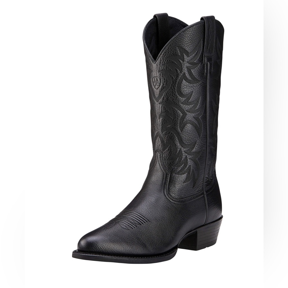 Ariat Heritage R Toe Western Boot - Men’s Sz 9 - Black